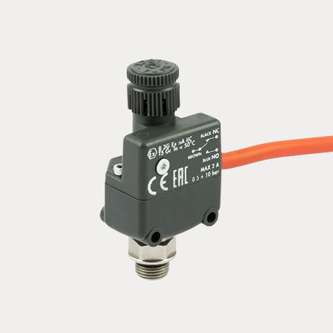 Presostat 2A NO/NC, 2m kabllo 1/8"
