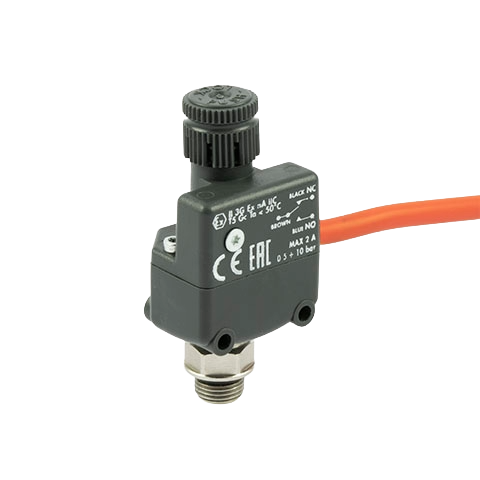 Presostat 2A NO/NC, 2m kabllo 1/4"